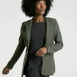 NWT Athleta Interstellar Blazer - Arbor Olive Sz 2